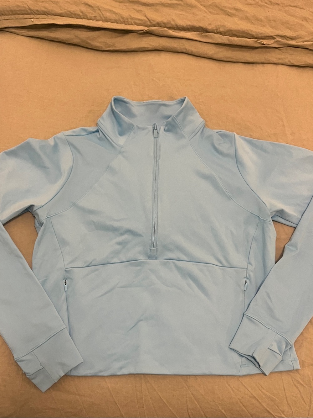 Target All In Motion; Light Blue Half-Zip Utility Jacket
